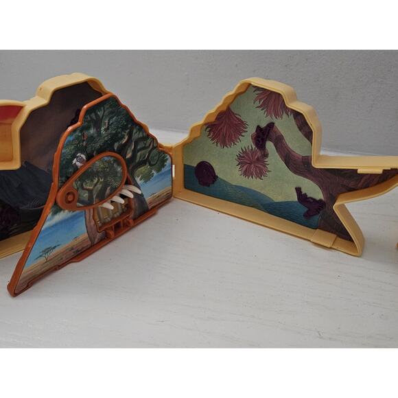Vintage Disney The Lion King Once Upon A Time Playset With 2 Figures *READ* - Picture 4 of 13